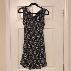 Black and white dress